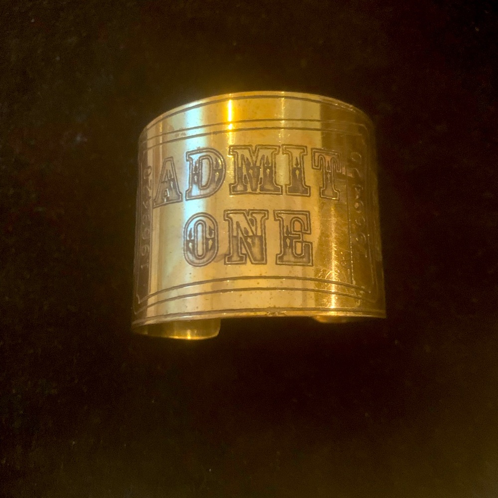 🔴BRASS CUFF BRACELET 🔴 GREAT CONDITION! NEVER WORN! - Picture 2 of 6